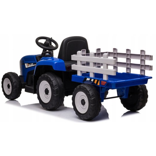 Kék traktor gyerekeknek pótkocsival