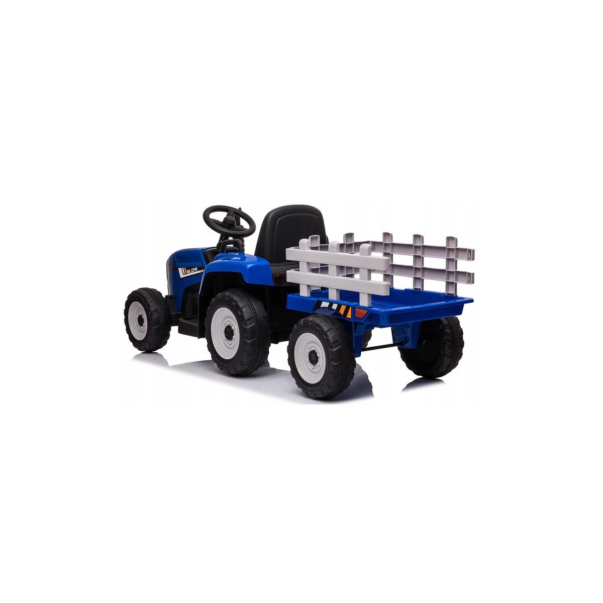 Kék traktor gyerekeknek pótkocsival