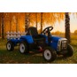 Kék traktor gyerekeknek pótkocsival