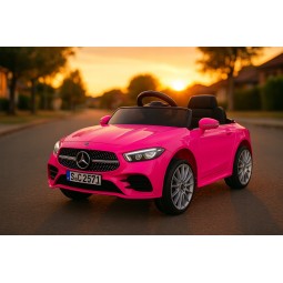 Rózsaszín elektromos gyerekautó Mercedes CLS350