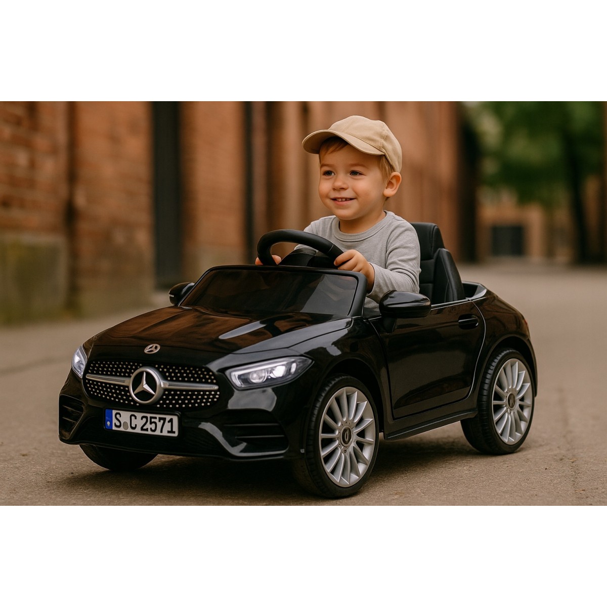 Gyermek Mercedes CLS350 fekete színben