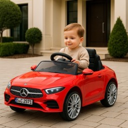 Gyerek Mercedes CLS350 piros színben