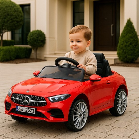 Gyerek Mercedes CLS350 piros színben