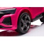 Luxus gyerekautó Audi RSQ8 rózsaszínben