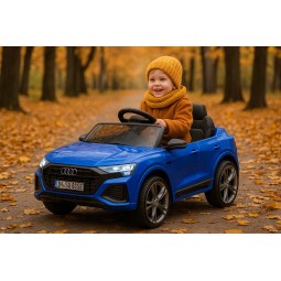 Kék Audi RSQ8 távirányítós gyerekautó