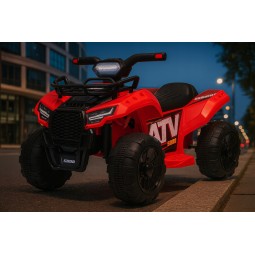 Piros akkumulátoros négykerekű gyerekeknek ATV J320