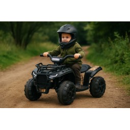 Kis elektromos quad gyerekeknek ATV J320 fekete színben