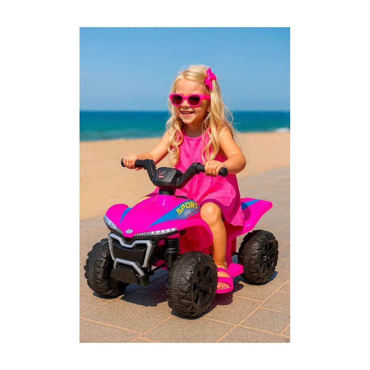 Rózsaszín Quad Kids E-ATV