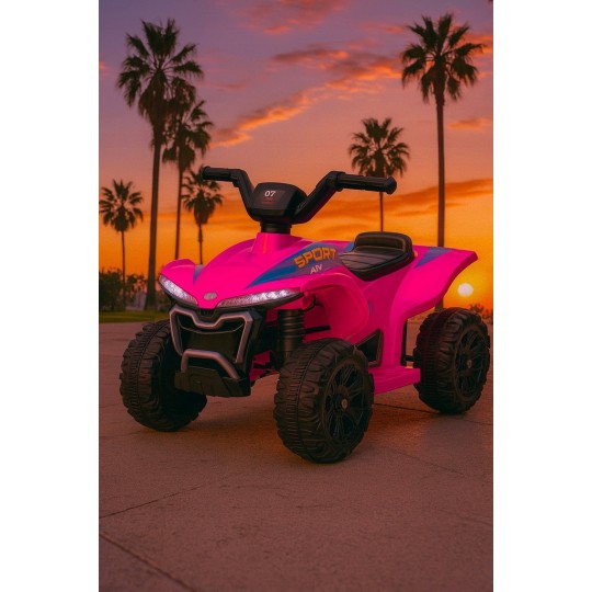 Rózsaszín Quad Kids E-ATV