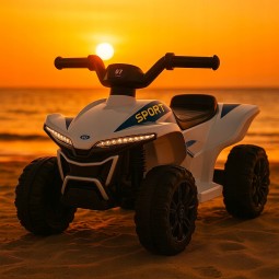 Fehér Quad Kids E-ATV elektromos quad