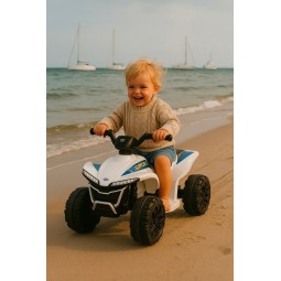 Fehér Quad Kids E-ATV elektromos quad