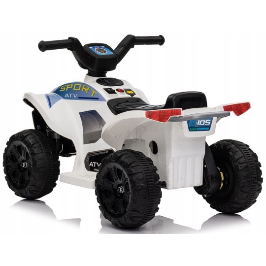 Fehér Quad Kids E-ATV elektromos quad