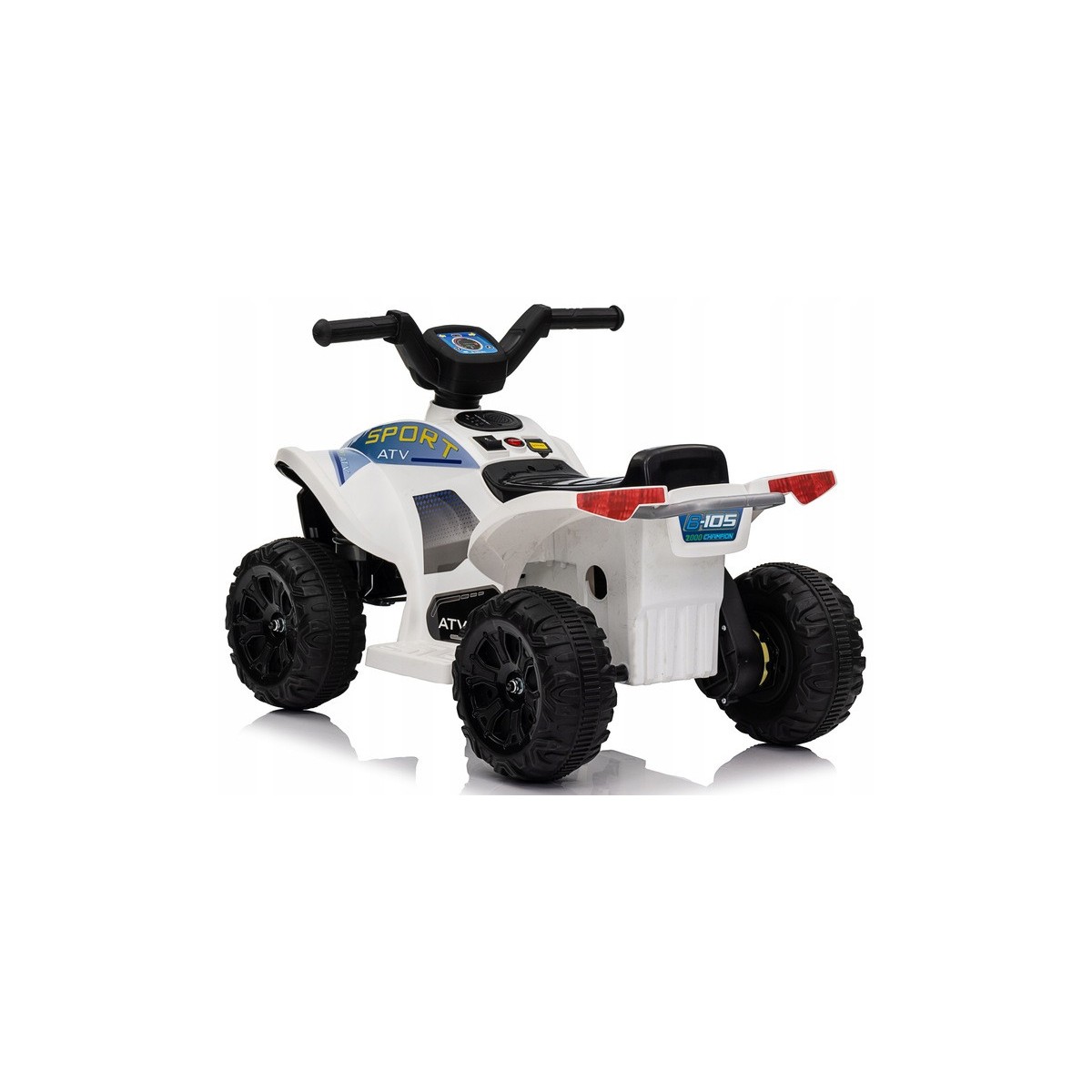 Fehér Quad Kids E-ATV elektromos quad