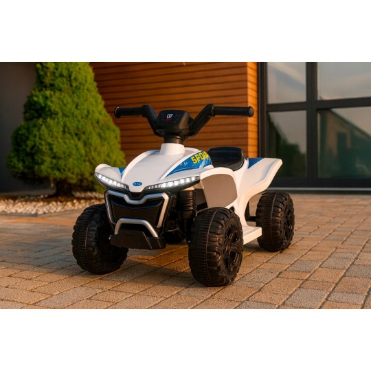 Fehér Quad Kids E-ATV elektromos quad