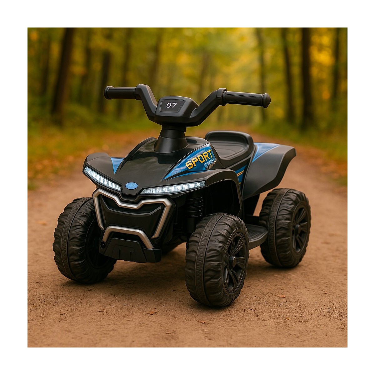 Akkumulátoros Quad Kids E-ATV fekete színben