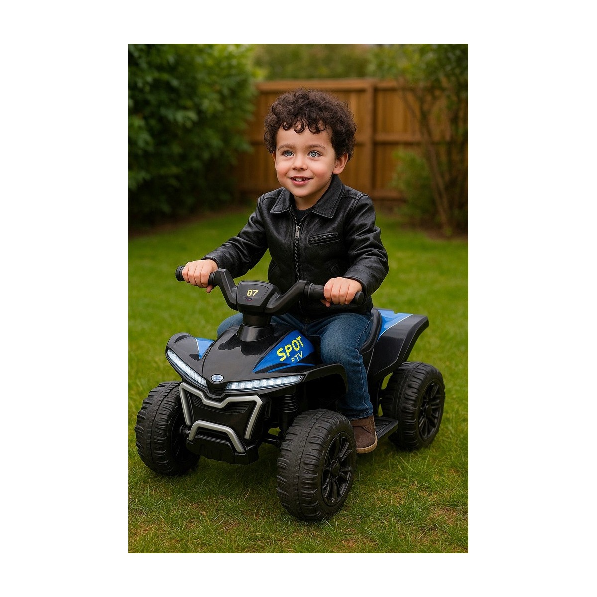 Akkumulátoros Quad Kids E-ATV fekete színben