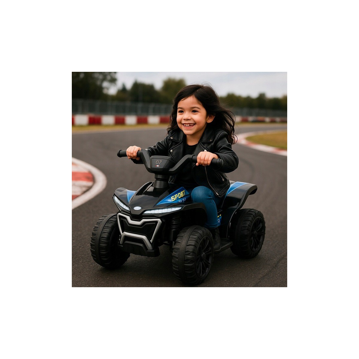 Akkumulátoros Quad Kids E-ATV fekete színben