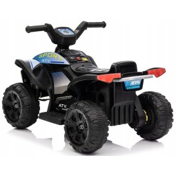 Akkumulátoros Quad Kids E-ATV fekete színben
