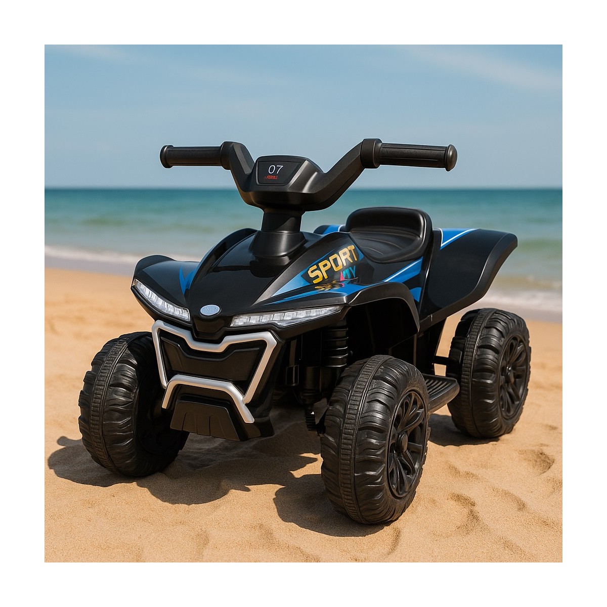 Akkumulátoros Quad Kids E-ATV fekete színben
