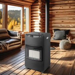 Gázpalack-melegítő 4,2 kW – összecsukható, reduktorral és CE-jelölésű tömlővel