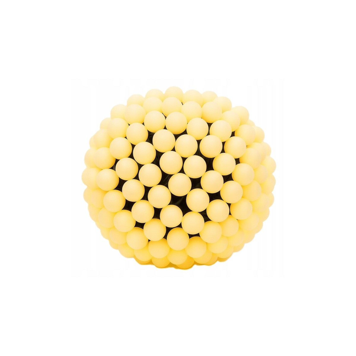 Gömb fényfüzér, 100 LED, meleg fehér