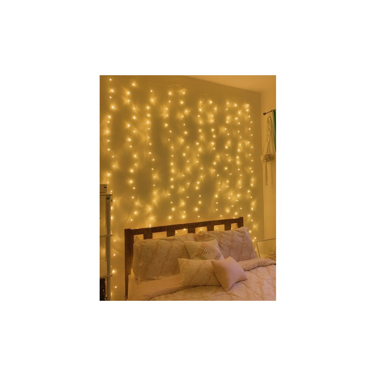 Fényfüggöny 300LED, 3x3, meleg fehér