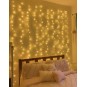 Fényfüggöny 300LED, 3x3, meleg fehér