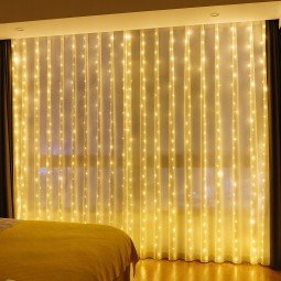 Fényfüggöny 300LED, 3x3, meleg fehér