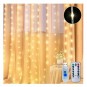 Fényfüggöny 300LED, 3x3, meleg fehér