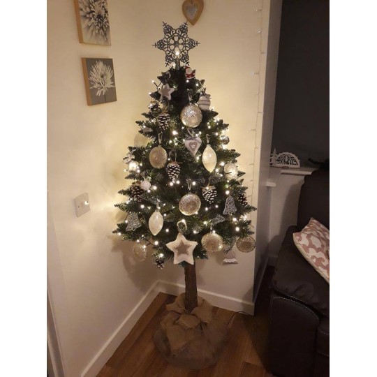 Gyémánt fenyő tönkön, tobozokkal, 160 cm, PRÉMIUM