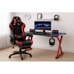 Minőségi gamer szék piros színben