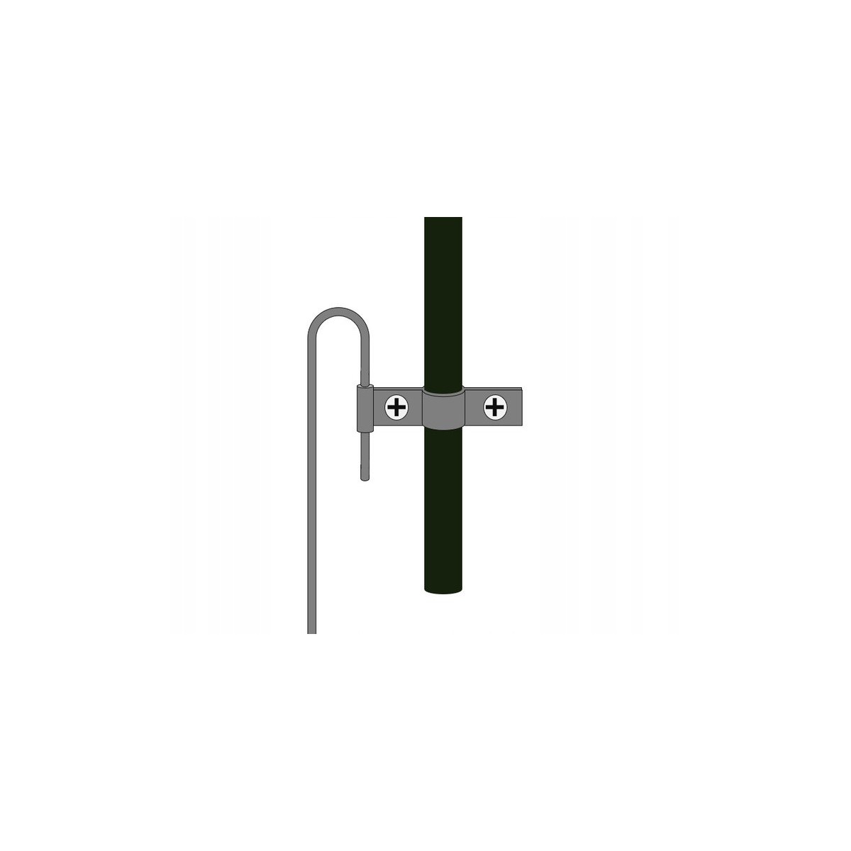 Oszlopos kerti pergola OBELISK 40 x 40 x 190 CM
