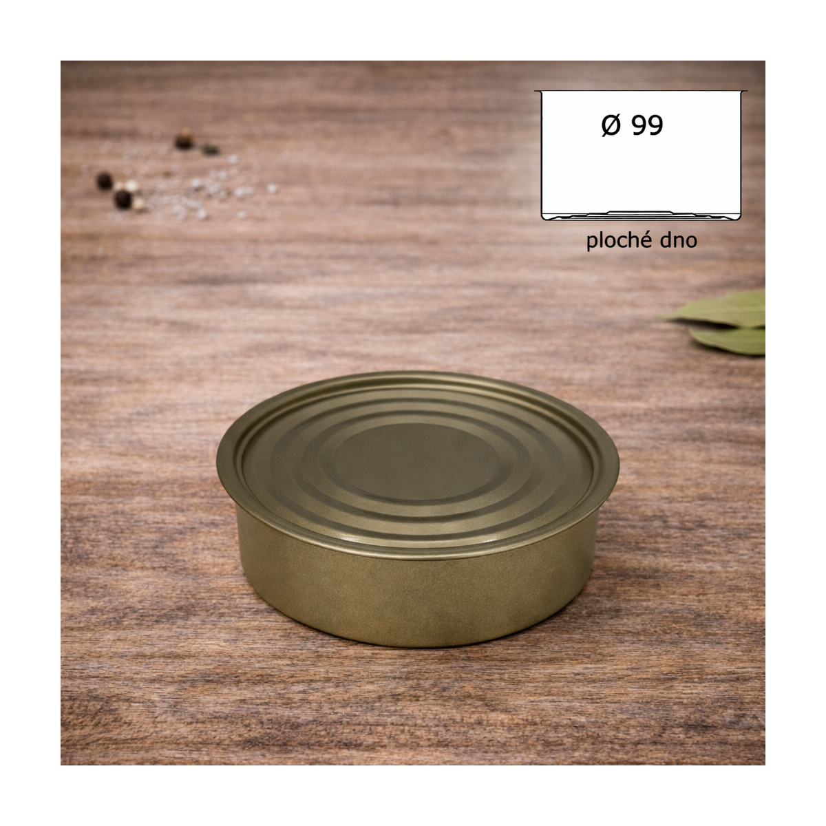 Konzervdoboz 99×31 mm–250 g, 250 db