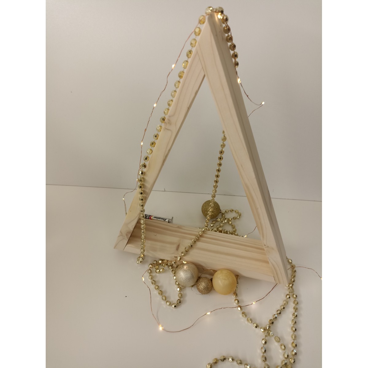 Fából készült karácsonyfa – nagy