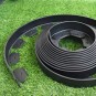Kiváló minőségű gyepszegély 6 cm x 10 m fekete színben + 20 rögzítőszeg a csomagban