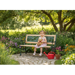 Mintás gyerekpad a kertbe 82 x 39 x 50 cm