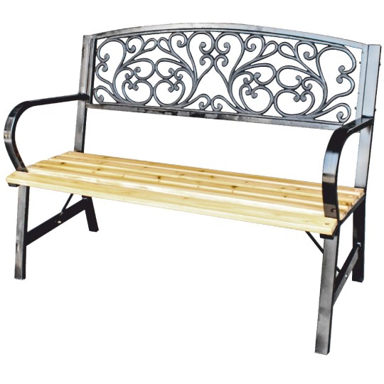 Elegáns kerti pad 120x56x87 cm