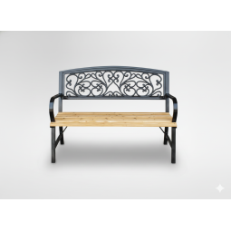 Elegáns kerti pad 120x56x87 cm