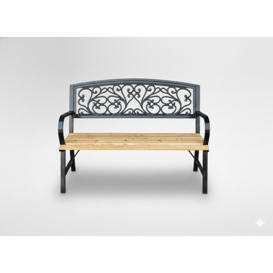 Elegáns kerti pad 120x56x87 cm