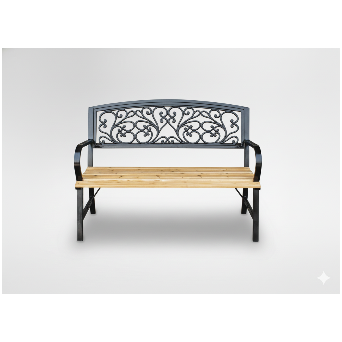 Elegáns kerti pad 120x56x87 cm