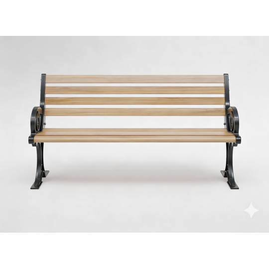 Modern alumínium kerti pad 150 x 58 x 74 cm