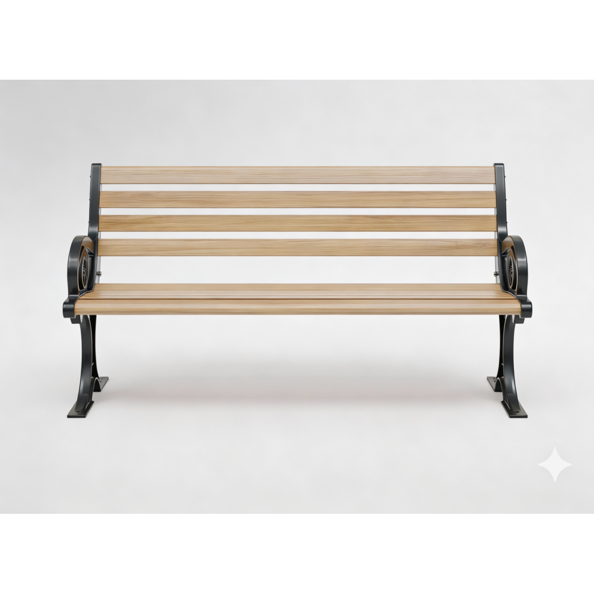 Modern alumínium kerti pad 150 x 58 x 74 cm