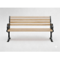 Modern alumínium kerti pad 150 x 58 x 74 cm
