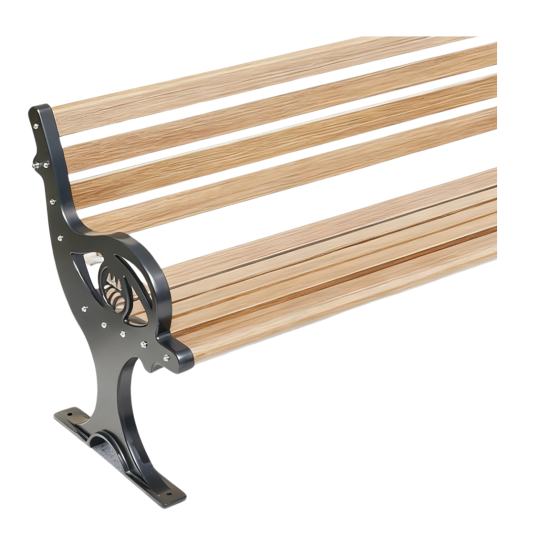 Modern alumínium kerti pad 150 x 58 x 74 cm