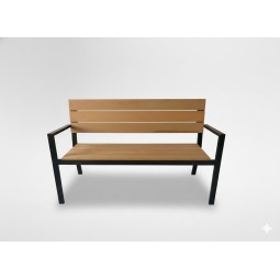 Modern kerti padok barna színben 118 x 54 x 77 cm