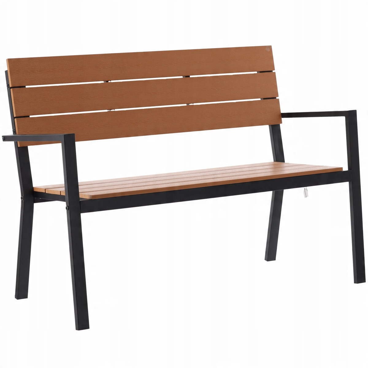 Modern kerti padok barna színben 118 x 54 x 77 cm