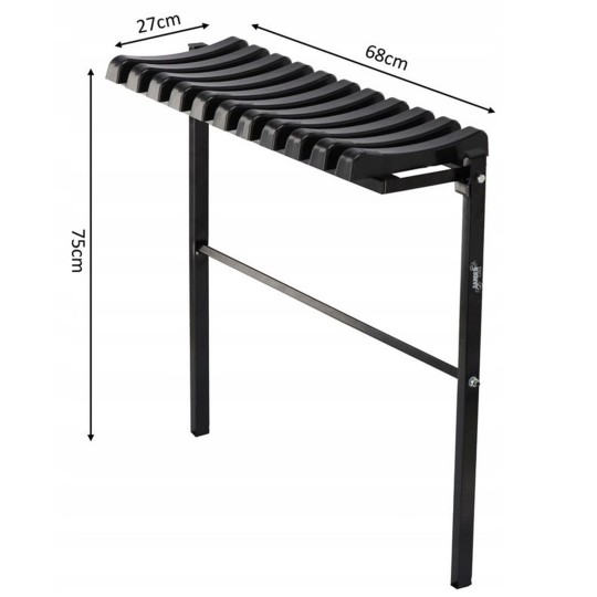 Összecsukható temetői pad 68 cm