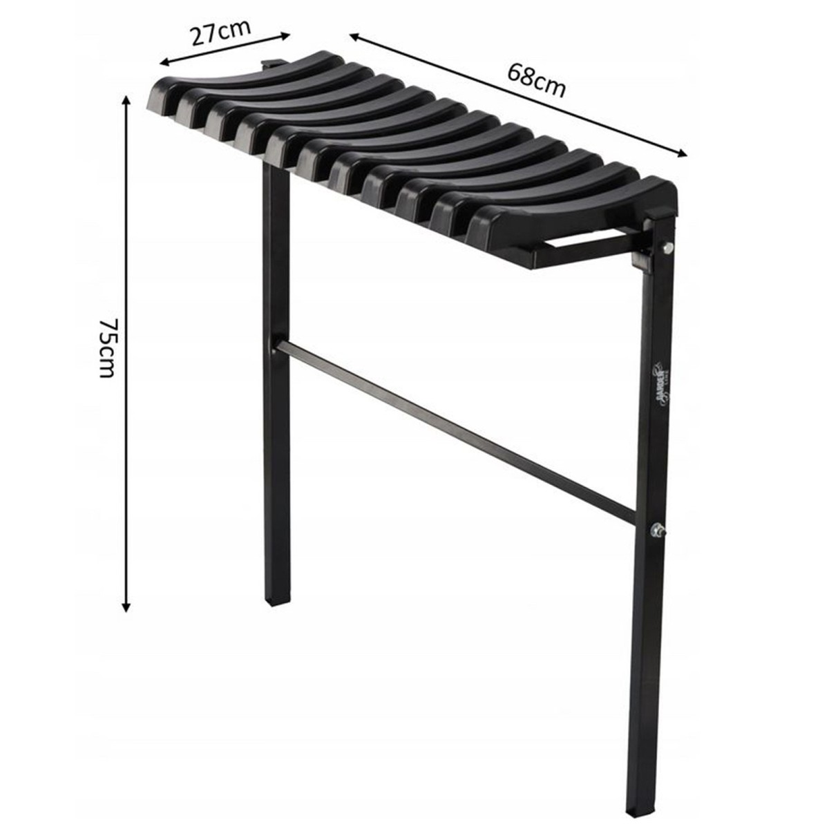 Összecsukható temetői pad 68 cm