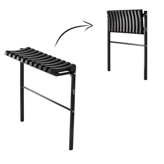 Összecsukható temetői pad 68 cm