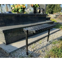 Összecsukható temetői pad 68 cm